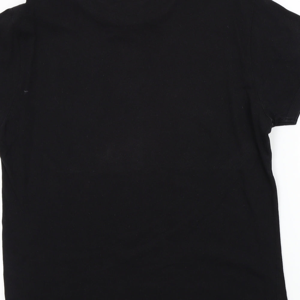 Primark Mens Black Colourblock   T-Shirt Size M