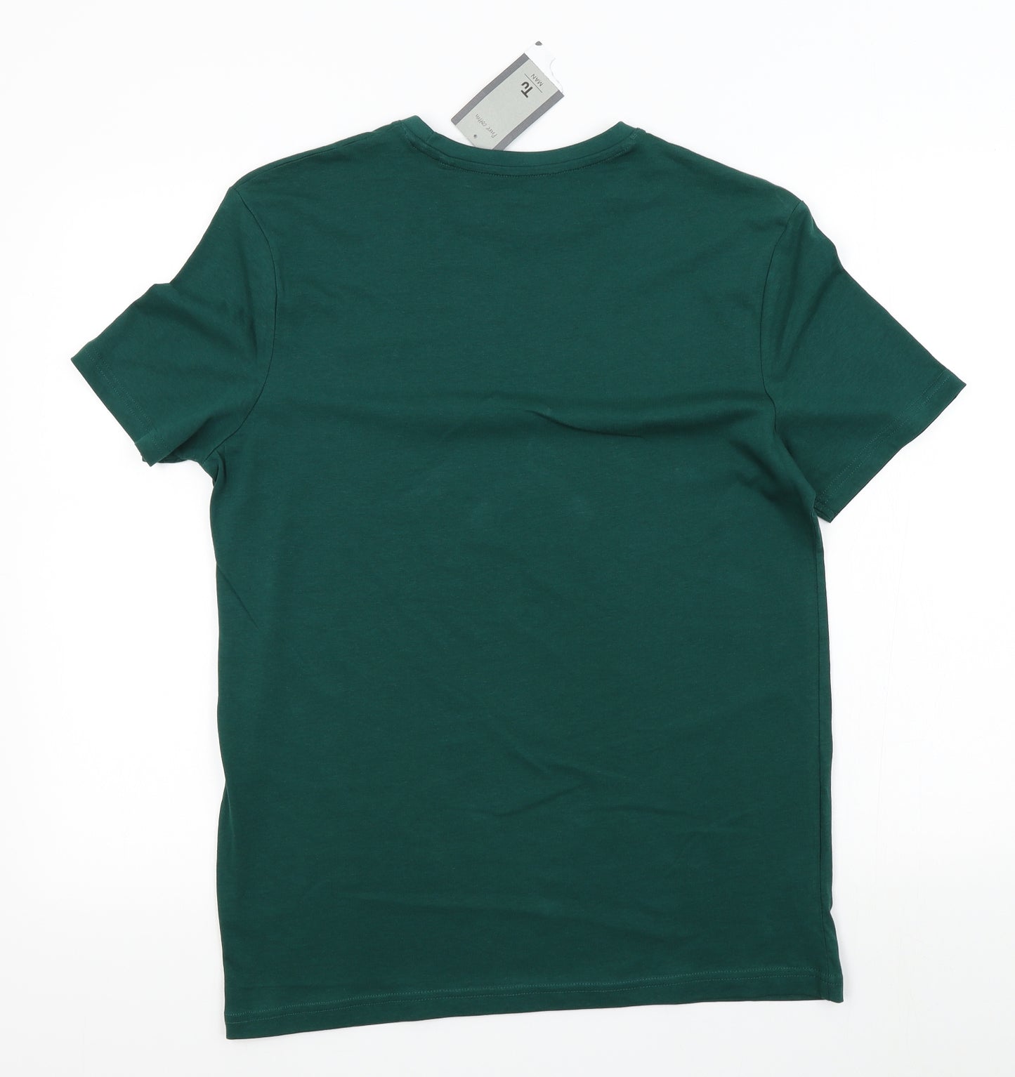 TU Mens Green    T-Shirt Size M