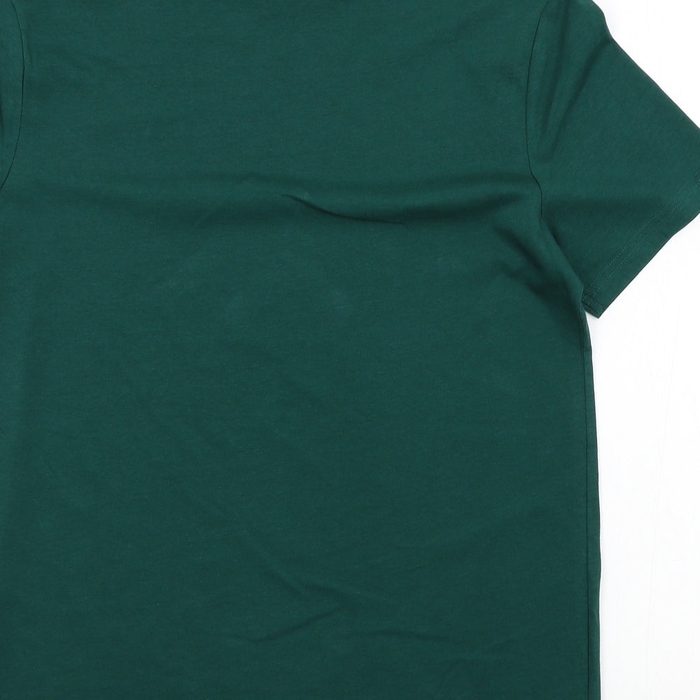 TU Mens Green    T-Shirt Size M