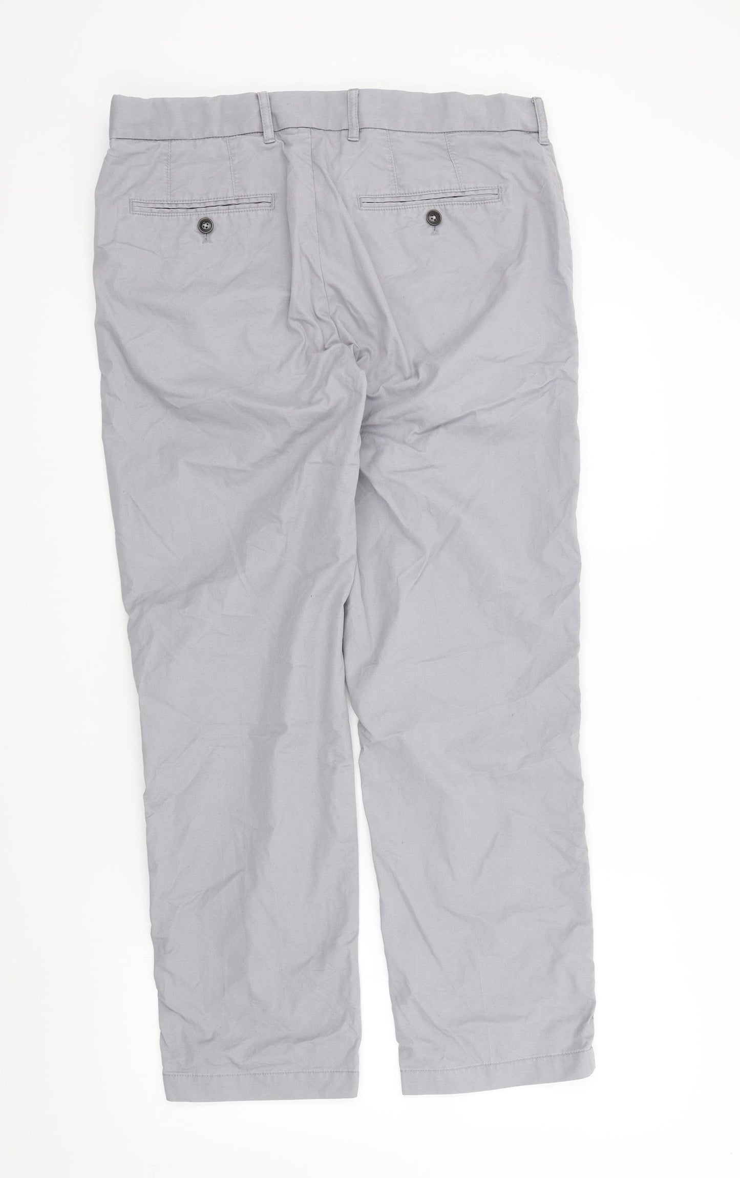 M&S Mens Grey   Trousers  Size 34 in L29 in