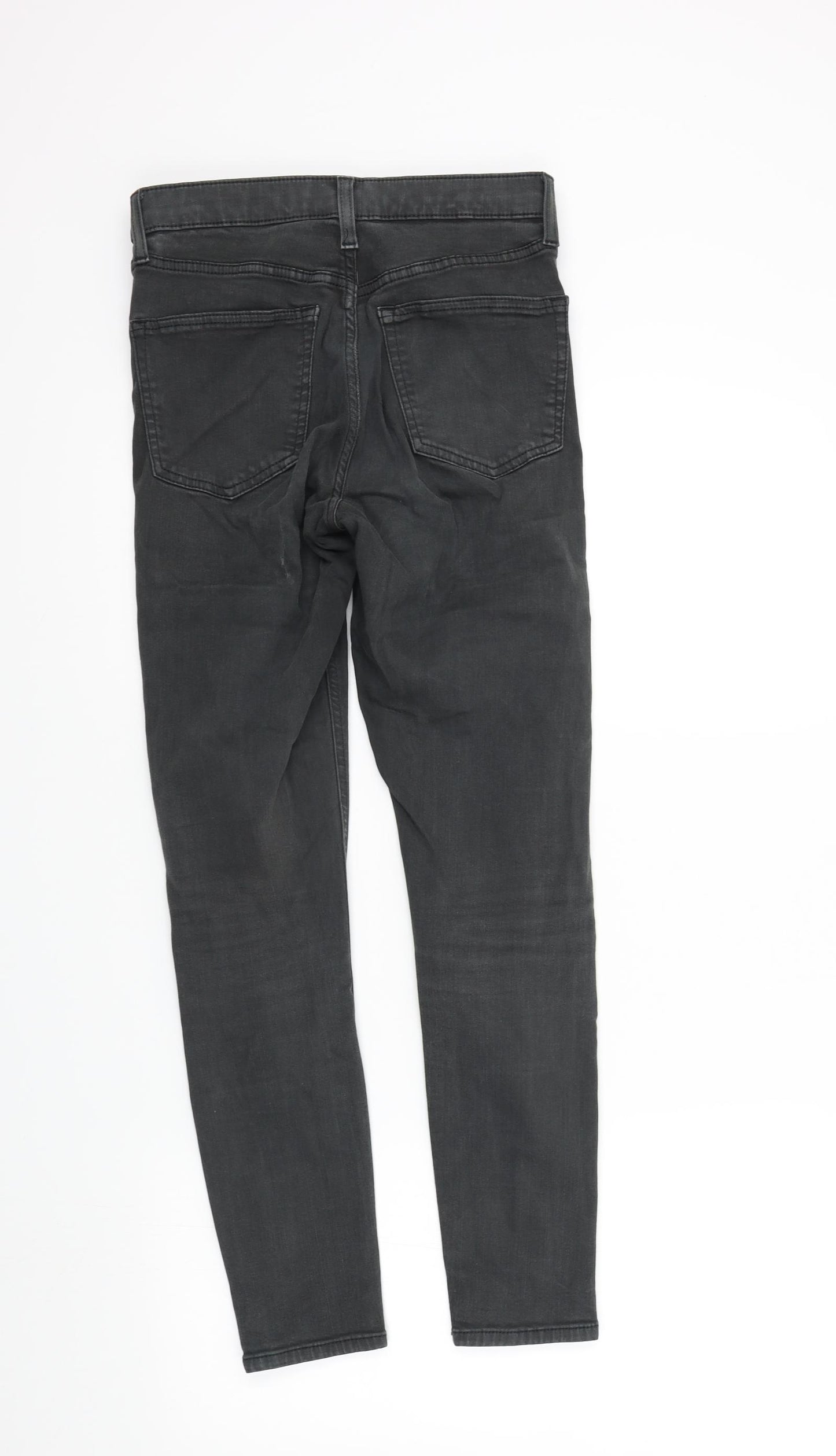 Topshop Womens Grey   Mom Jeans Size 28 in L27 in