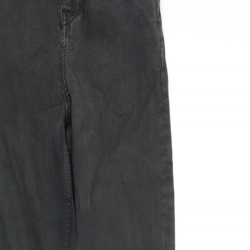 Topshop Womens Grey   Mom Jeans Size 28 in L27 in