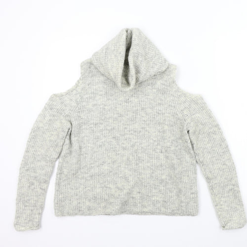 New Look Womens Grey   Pullover Jumper Size S