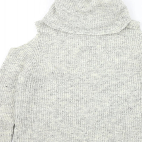 New Look Womens Grey   Pullover Jumper Size S