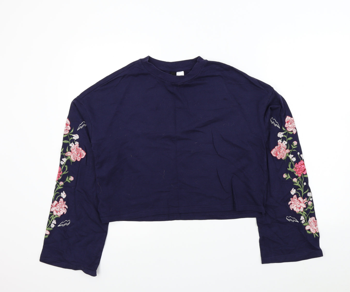 H&M Womens Blue   Pullover Jumper Size S