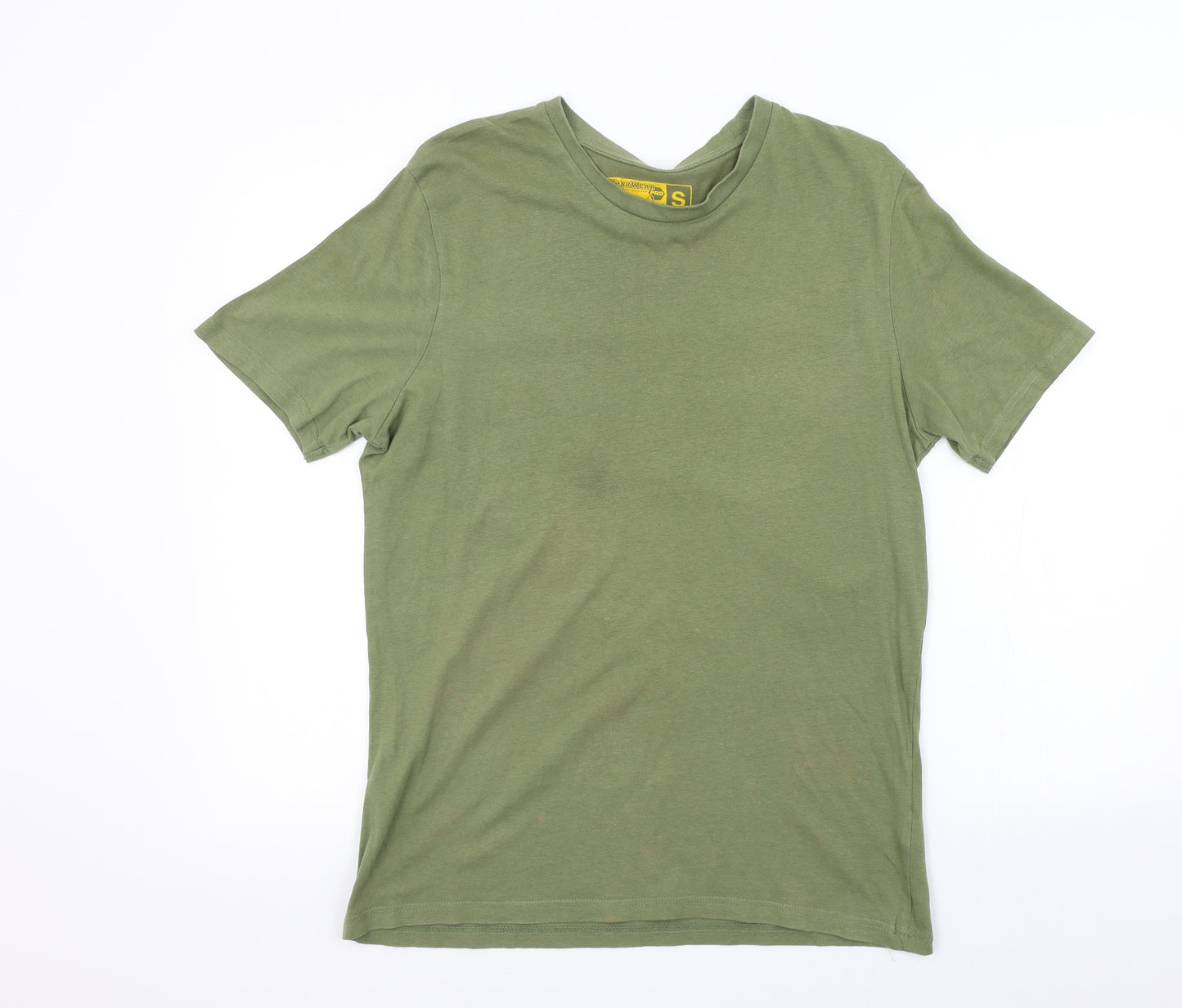 Works Wear Mens Green    T-Shirt Size S
