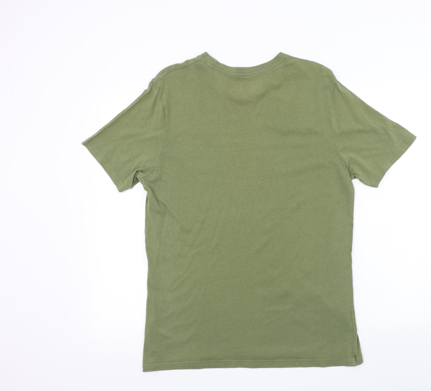 Works Wear Mens Green    T-Shirt Size S