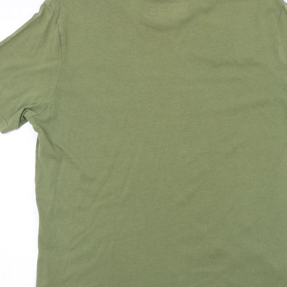 Works Wear Mens Green    T-Shirt Size S