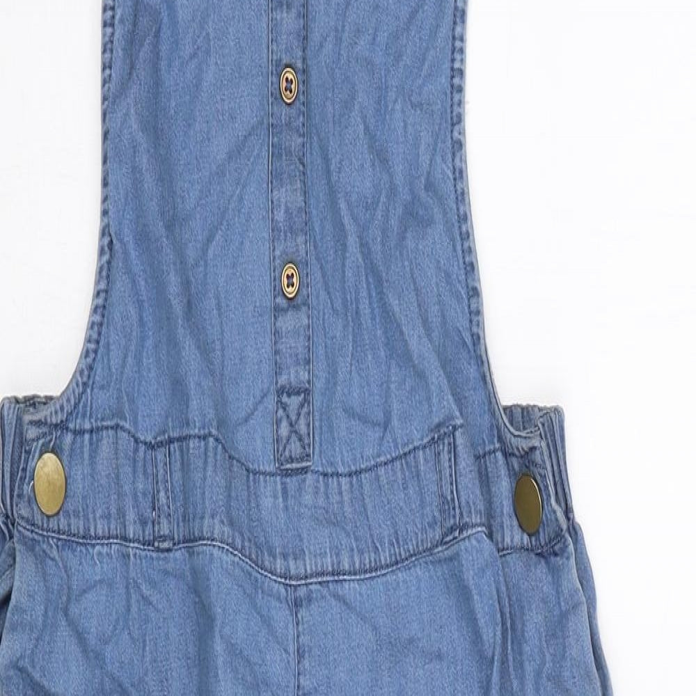 George Girls Blue   Dungaree One-Piece Size 10-11 Years