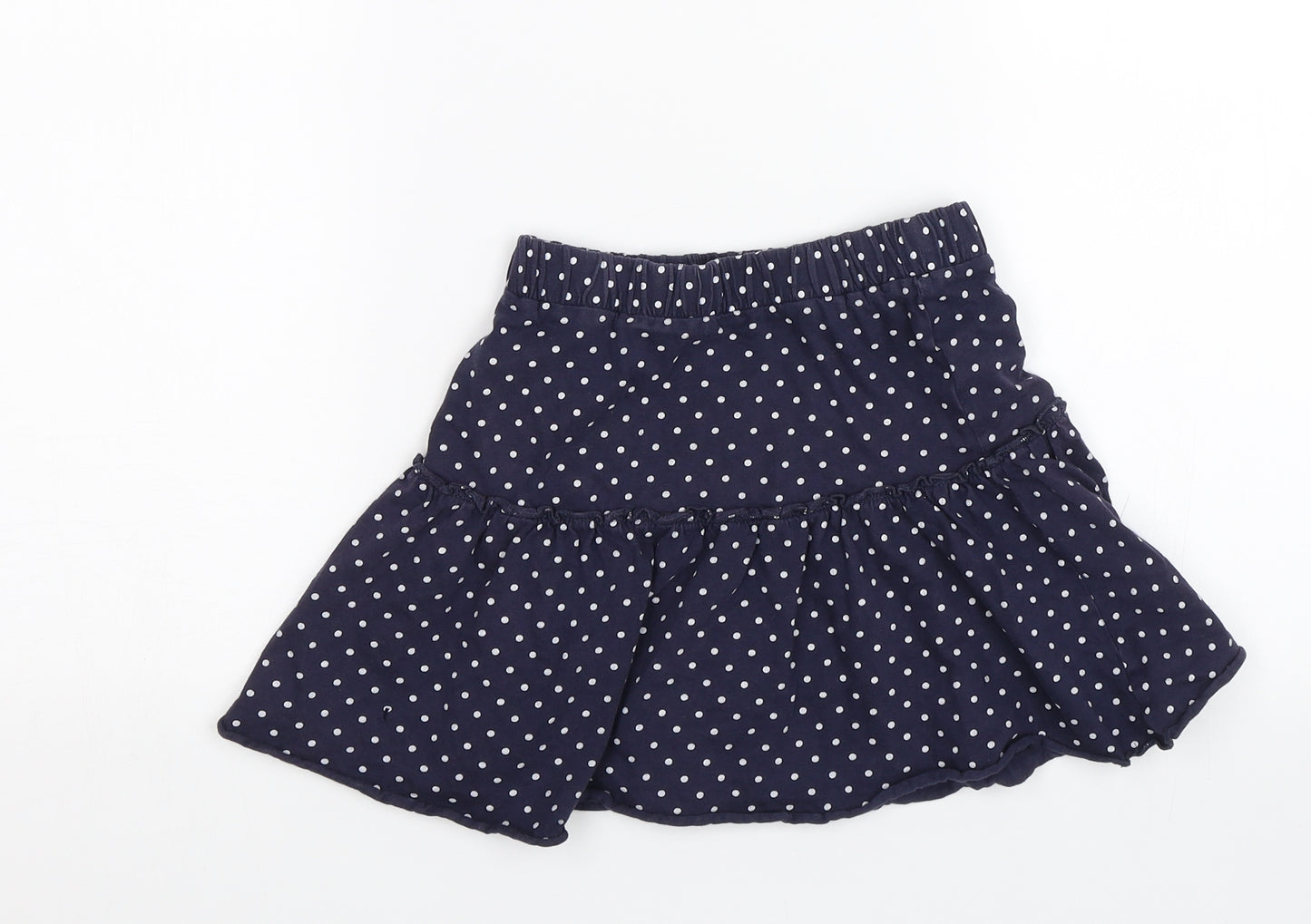 Nutmeg Girls Blue Polka Dot  Mini Skirt Size 8-9 Years