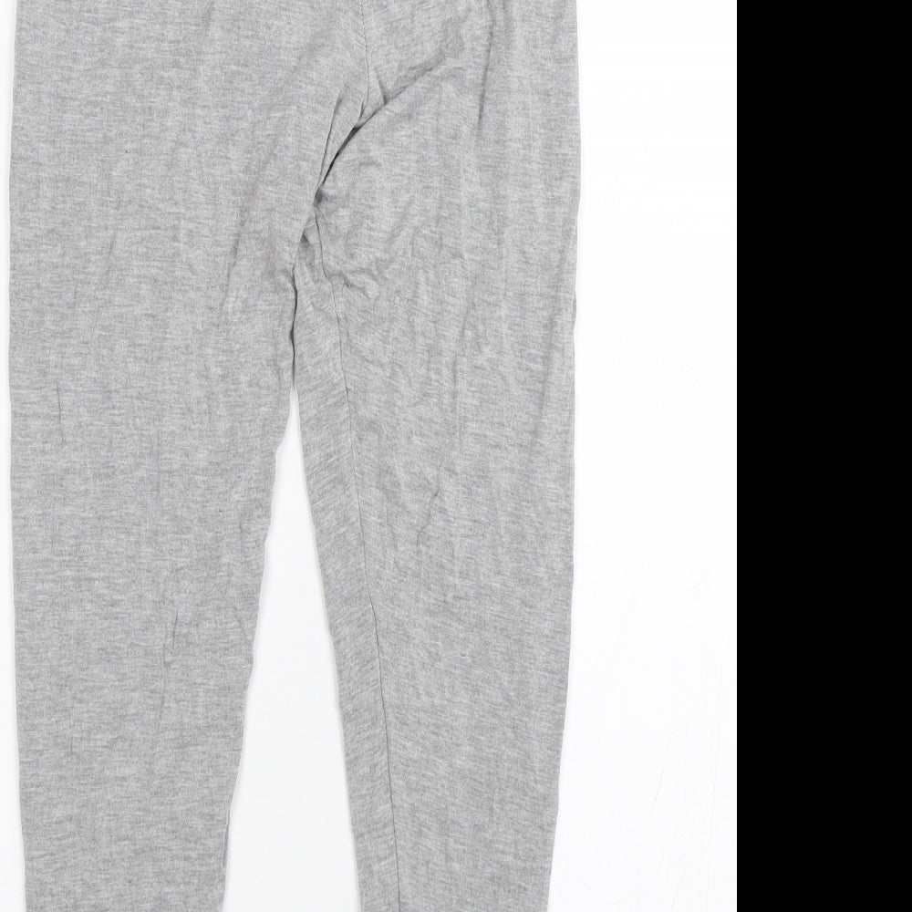 Topshop Womens Grey   Cropped Leggings Size 12