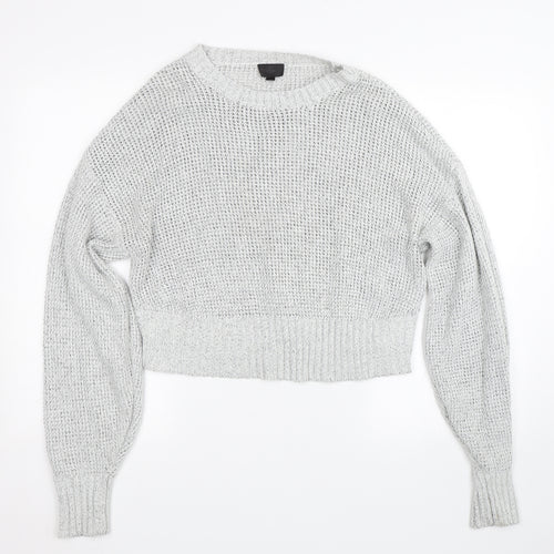 Topshop Womens Grey   Pullover Jumper Size S