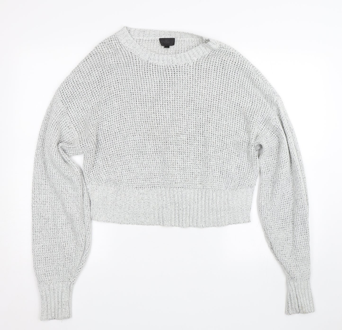 Topshop Womens Grey   Pullover Jumper Size S