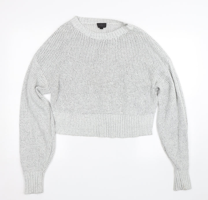 Topshop Womens Grey   Pullover Jumper Size S