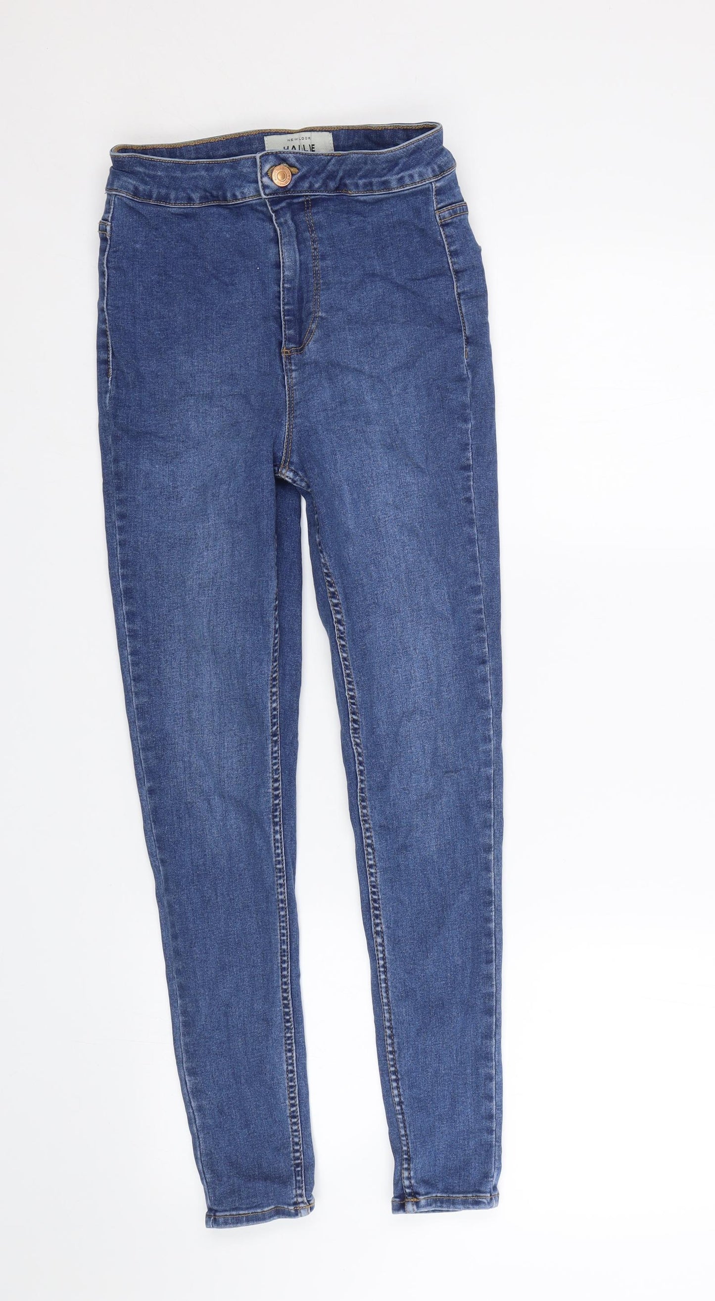 New Look Womens Blue  Denim Skinny Jeans Size 8 L24 in