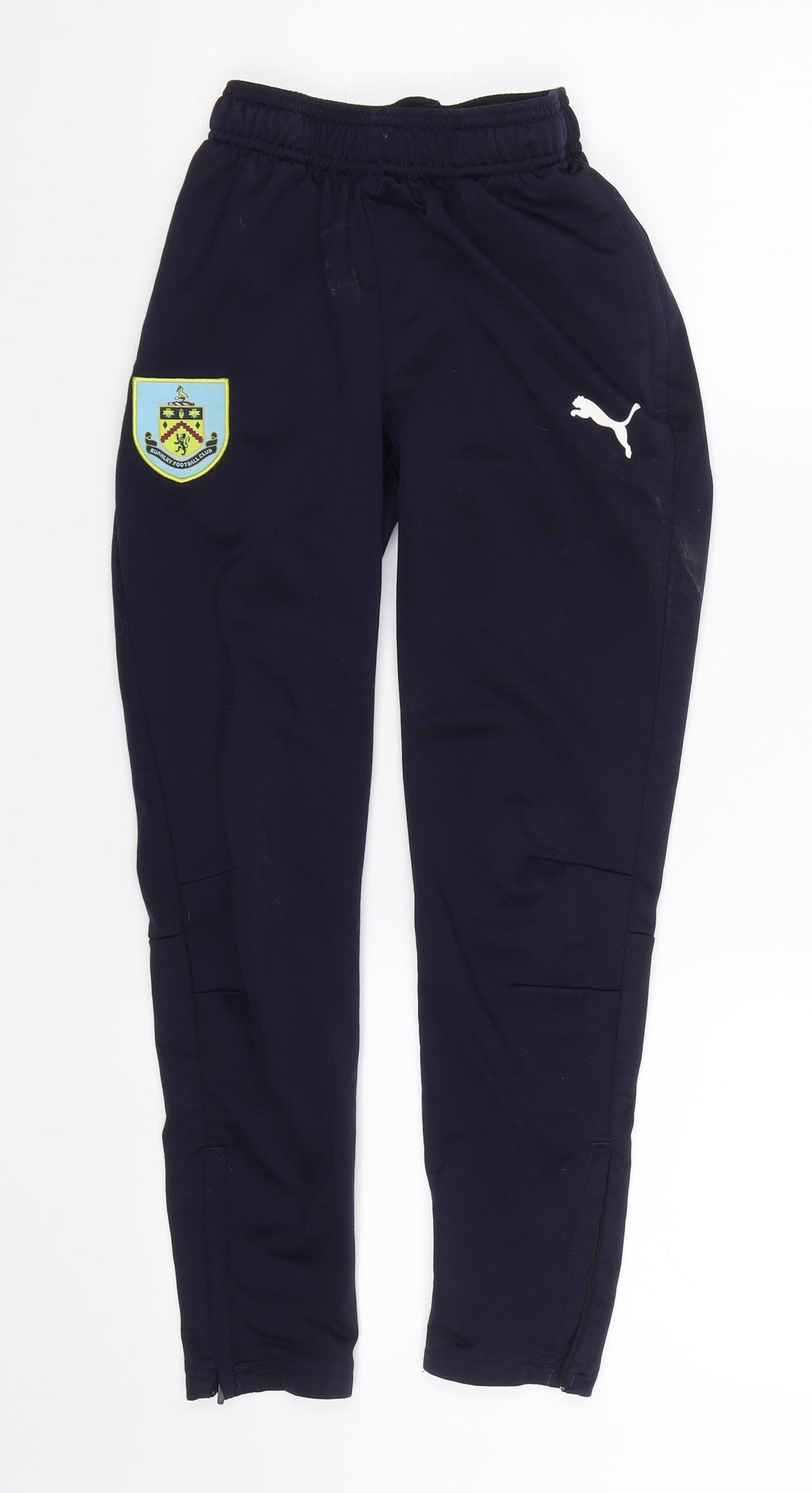 PUMA Boys Blue   Sweatpants Trousers Size 9-10 Years - Burnley Football club