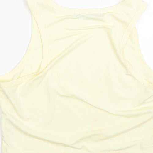 Shien Womens Yellow   Basic Tank Size S  - Bear