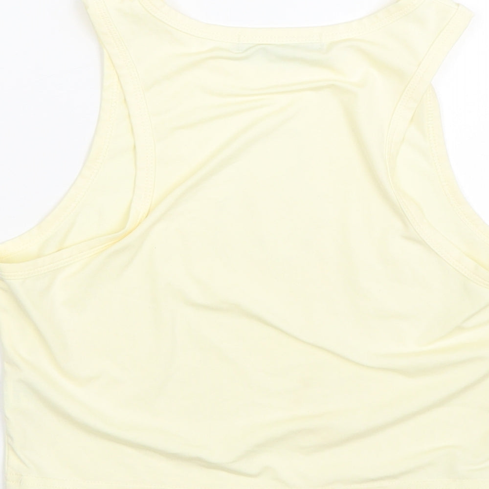 Shien Womens Yellow   Basic Tank Size S  - Bear