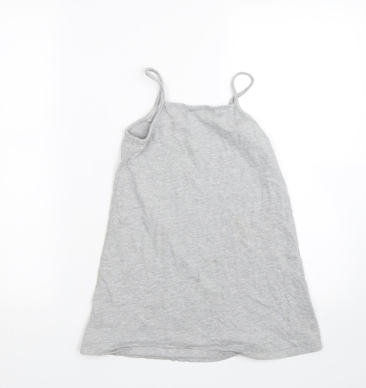 Matalan Girls Grey   Basic Tank Size 7 Years