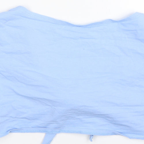 Shien Womens Blue   Cropped T-Shirt Size S