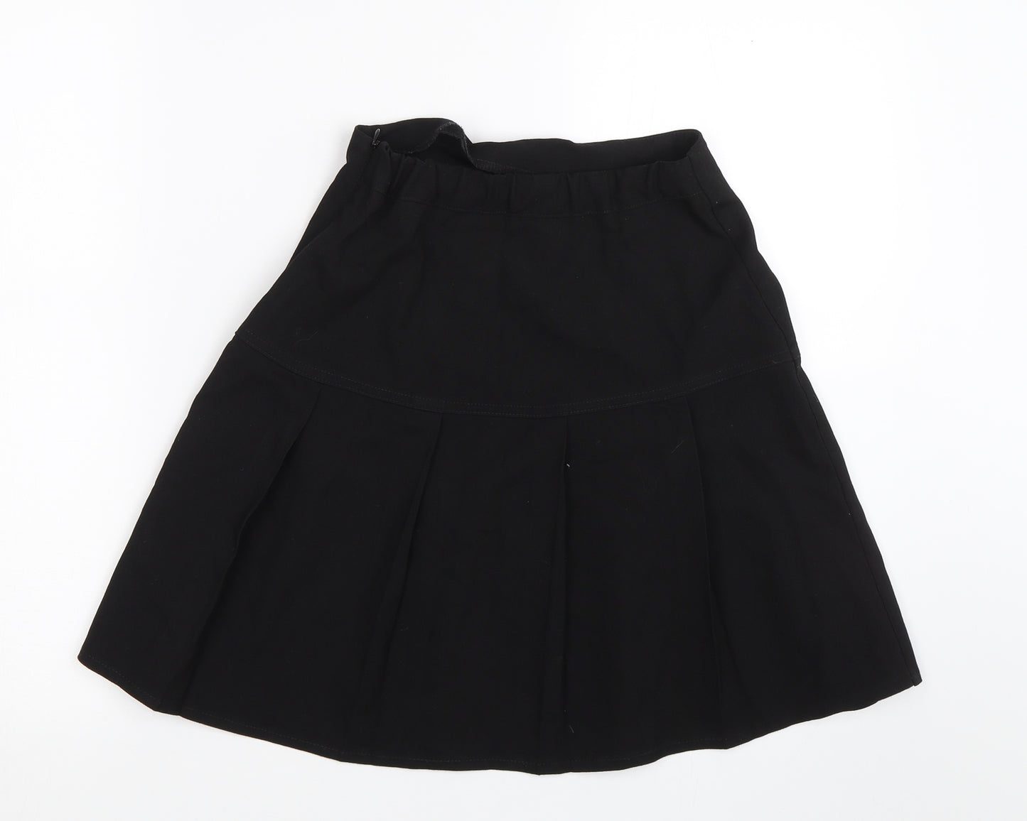 BHS Girls Black   Pleated Skirt Size 12 Years - School uniform