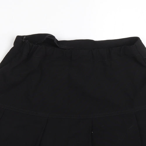 BHS Girls Black   Pleated Skirt Size 12 Years - School uniform