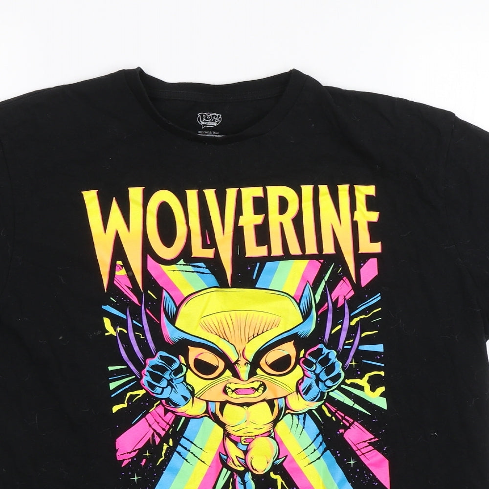 Funko Pop Mens Black    T-Shirt Size M  - Wolverine
