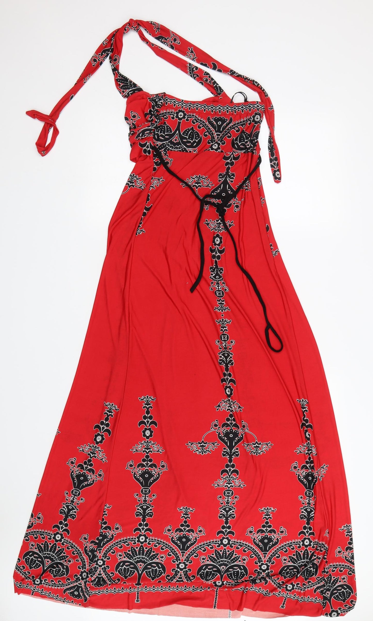 Secret Womens Red Floral  Fit & Flare  Size XL