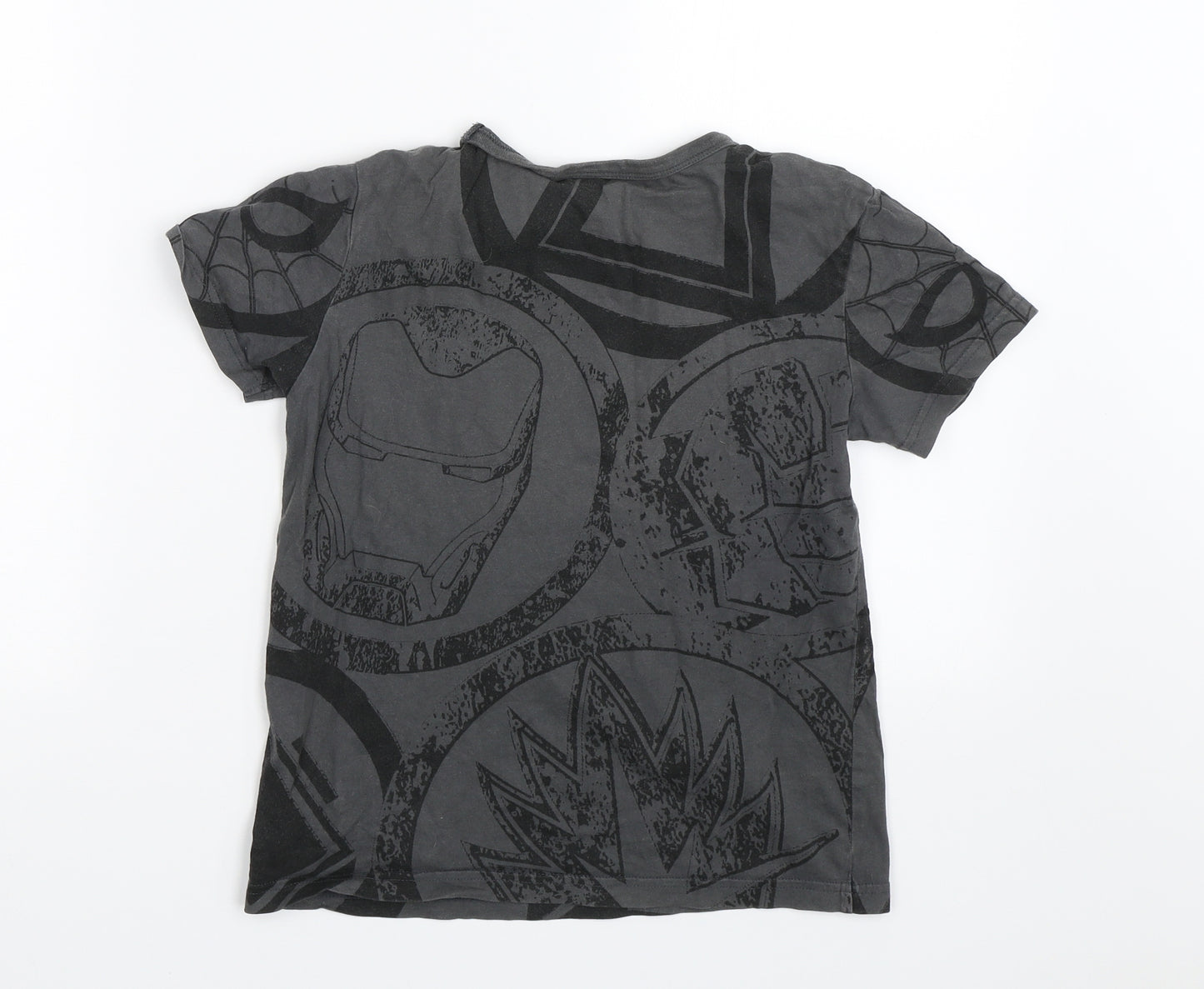 NEXT Boys Grey   Basic T-Shirt Size 8 Years  - Avengers Infinity War