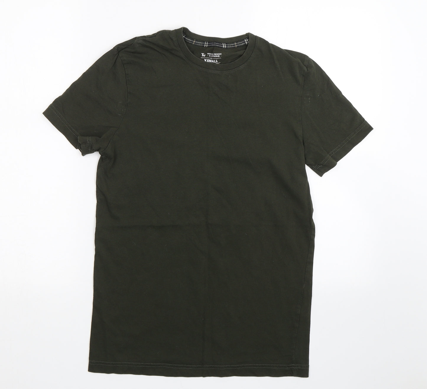 TU Womens Green   Basic T-Shirt Size XS