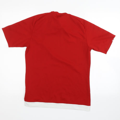 adidas Mens Red   Basic T-Shirt Size S