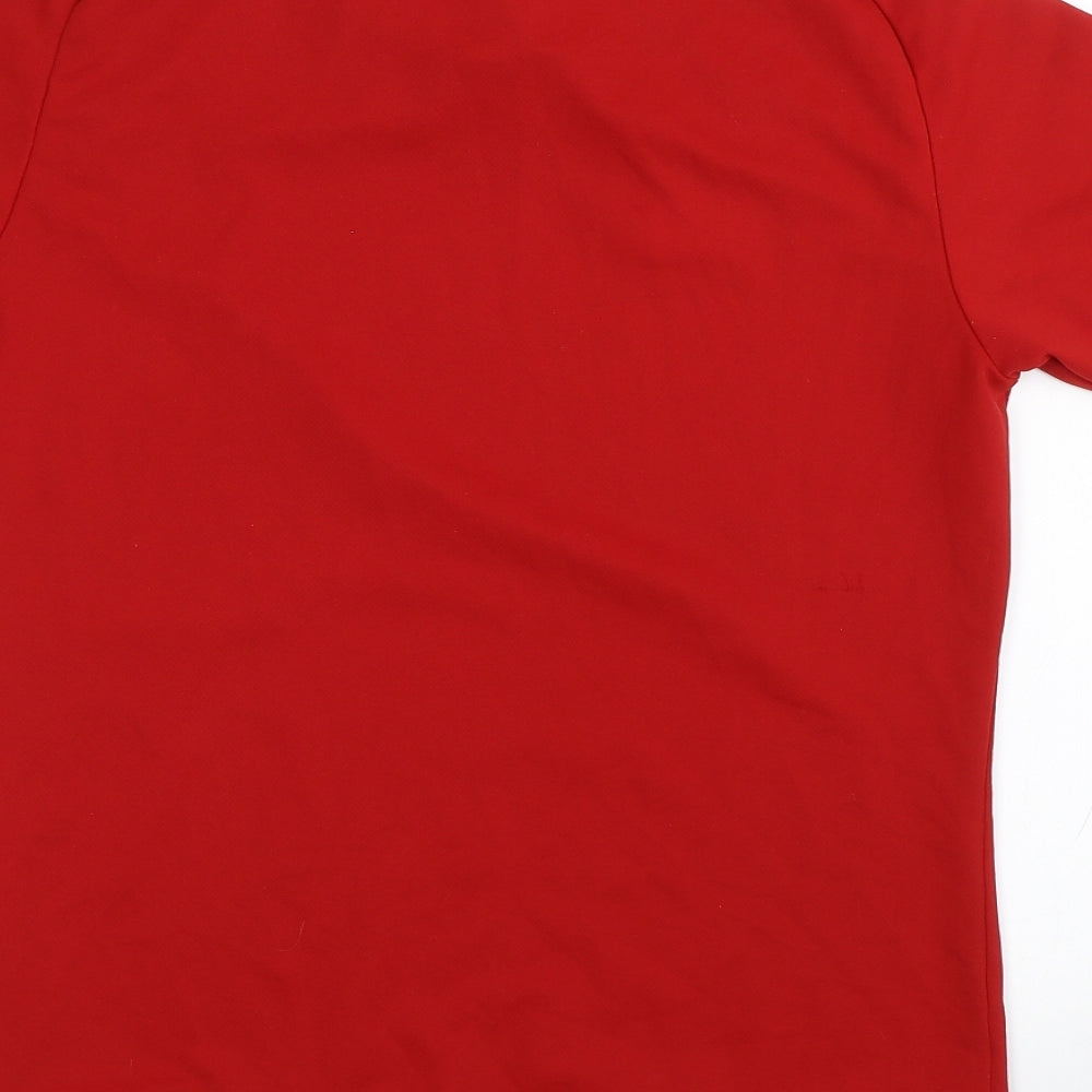 adidas Mens Red   Basic T-Shirt Size S