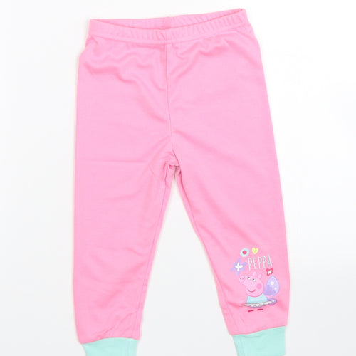 Peppa Pig Girls Pink    Pyjama Pants Size 2-3 Years  - peppa pig