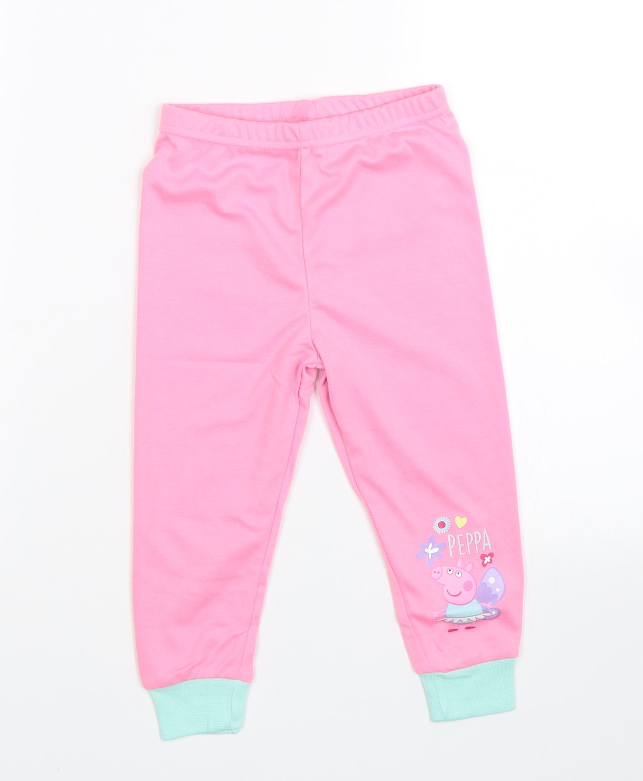 Peppa Pig Girls Pink    Pyjama Pants Size 2-3 Years  - peppa pig