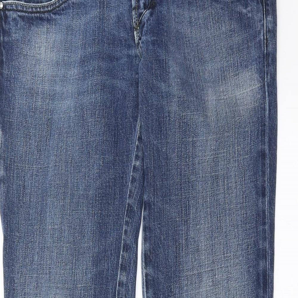 Diesel Womens Blue  Denim Straight Jeans Size 28 in L31 in