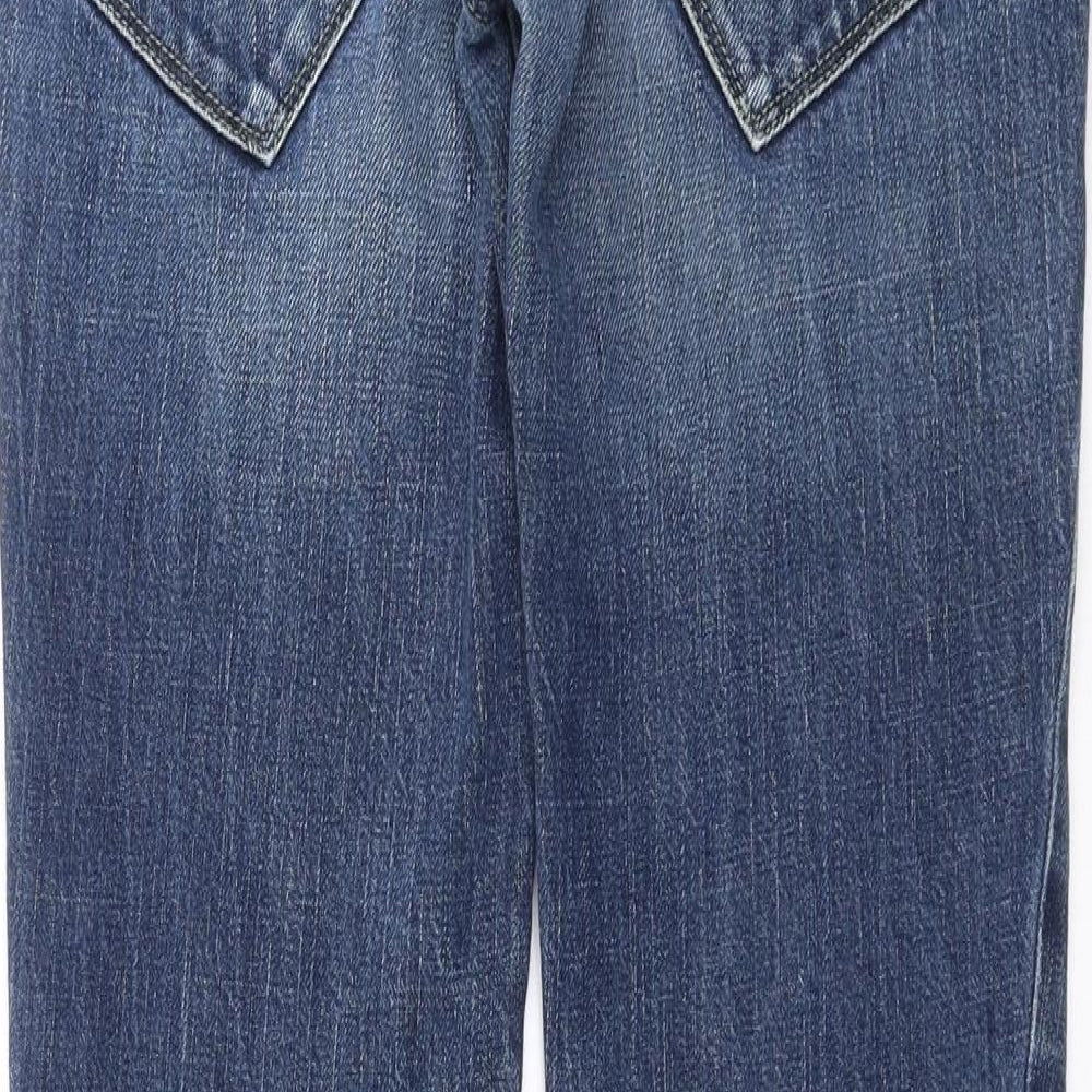 Diesel Womens Blue  Denim Straight Jeans Size 28 in L31 in
