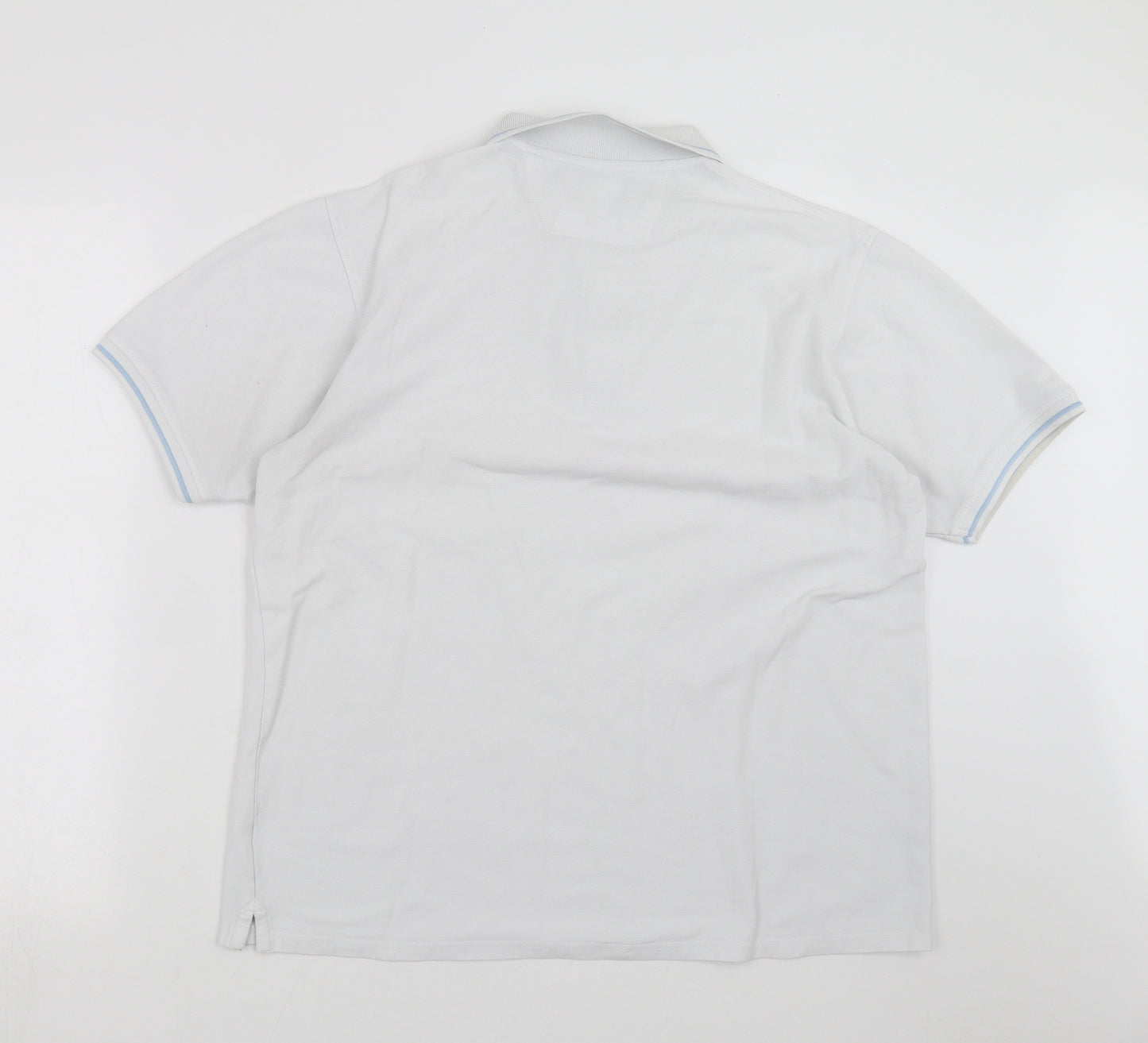 Maine New England Mens White    Polo Size M