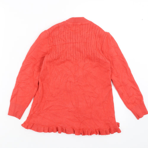 TYK Girls Red  Knit Pullover Jumper Size 12 Years