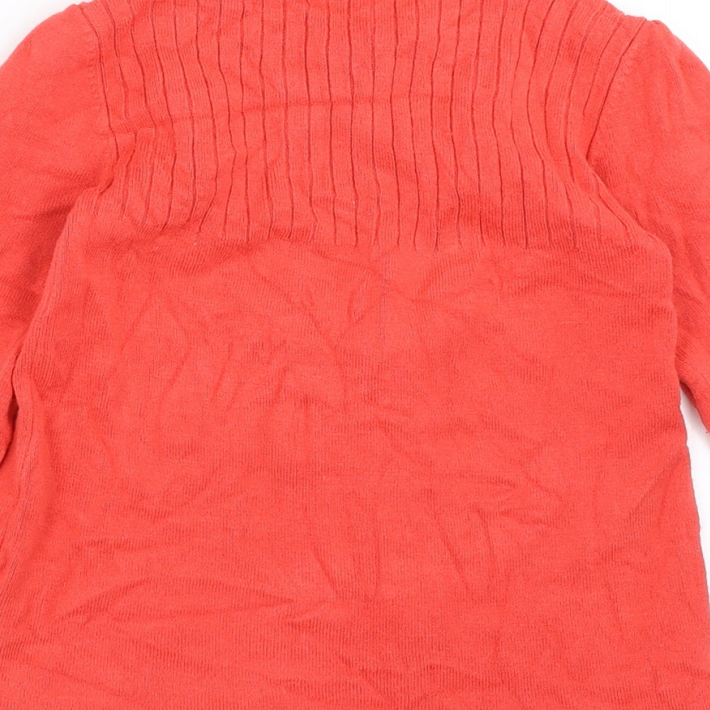 TYK Girls Red  Knit Pullover Jumper Size 12 Years