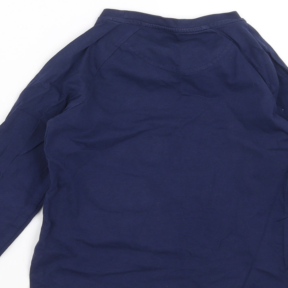 TU Boys Blue   Basic T-Shirt Size 6-7 Years  - dude