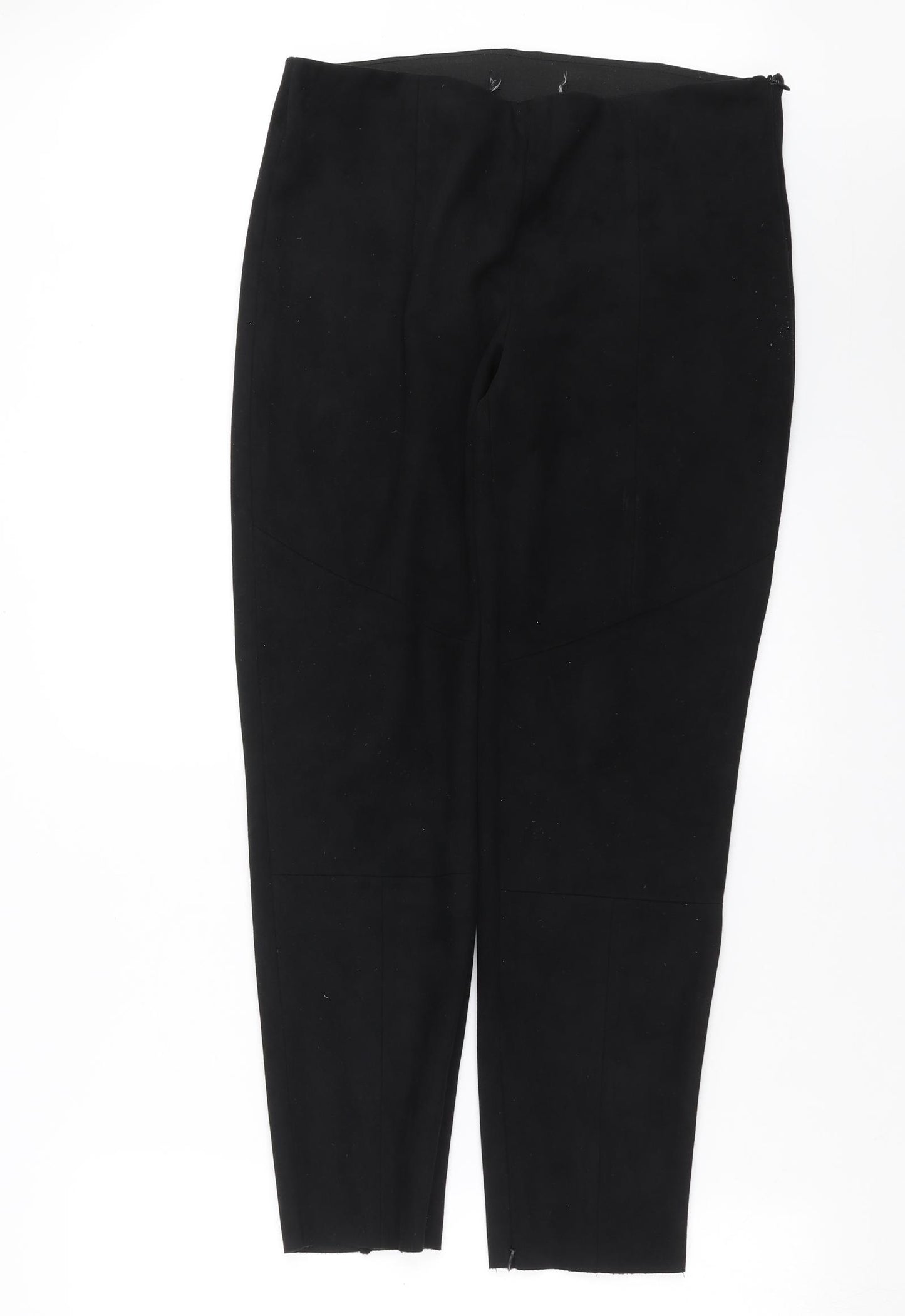 Preworn Womens Black   Trousers  Size 32 in L28 in