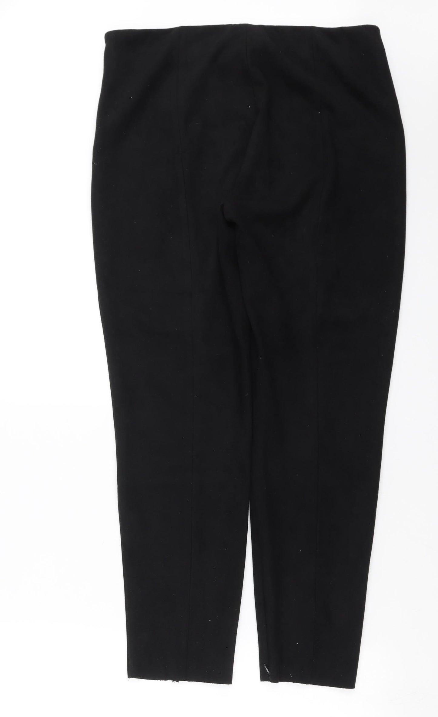 Preworn Womens Black   Trousers  Size 32 in L28 in