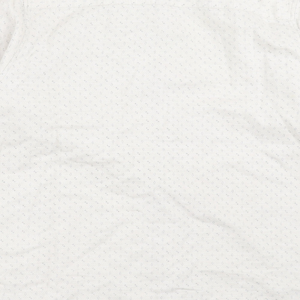 Zara Boys Beige Geometric  Basic Button-Up Size 13-14 Years