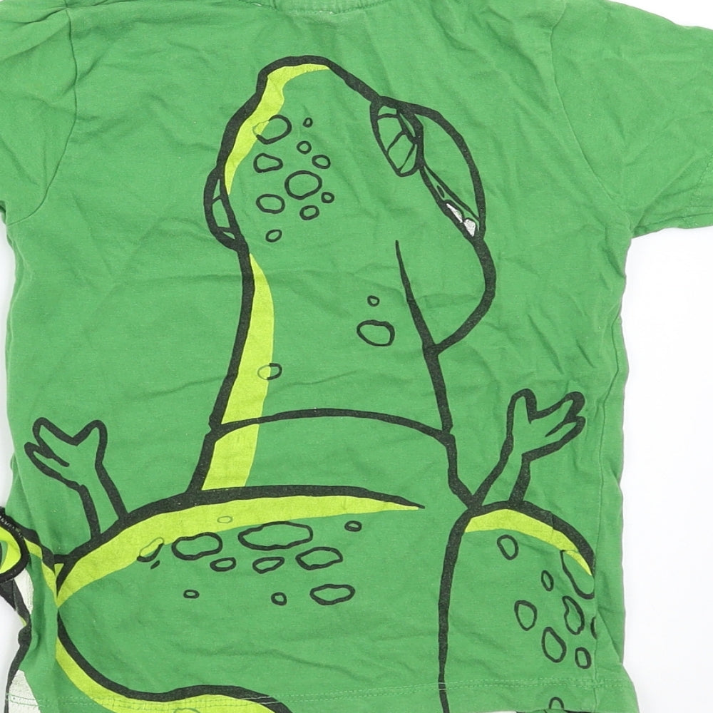 Disney Boys Green   Basic T-Shirt Size 3-4 Years  - toy story 4