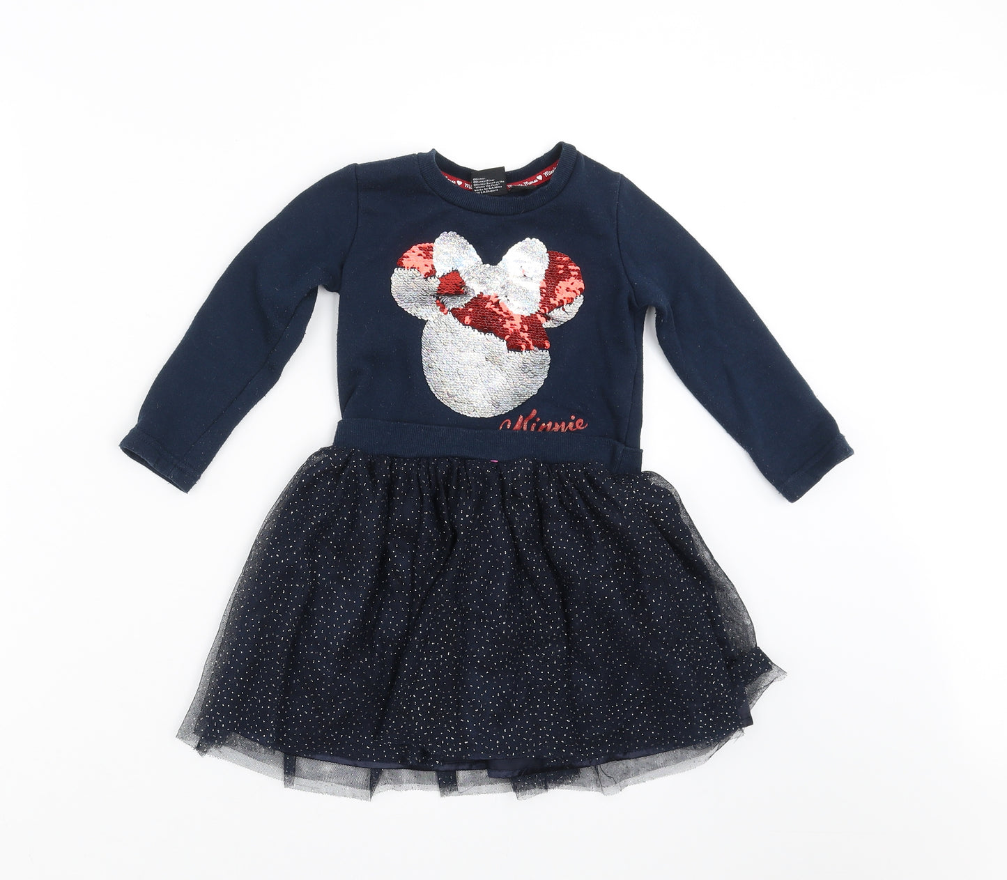 Disney Girls Blue   Tutu Dress  Size 3-4 Years  - minnie mouse
