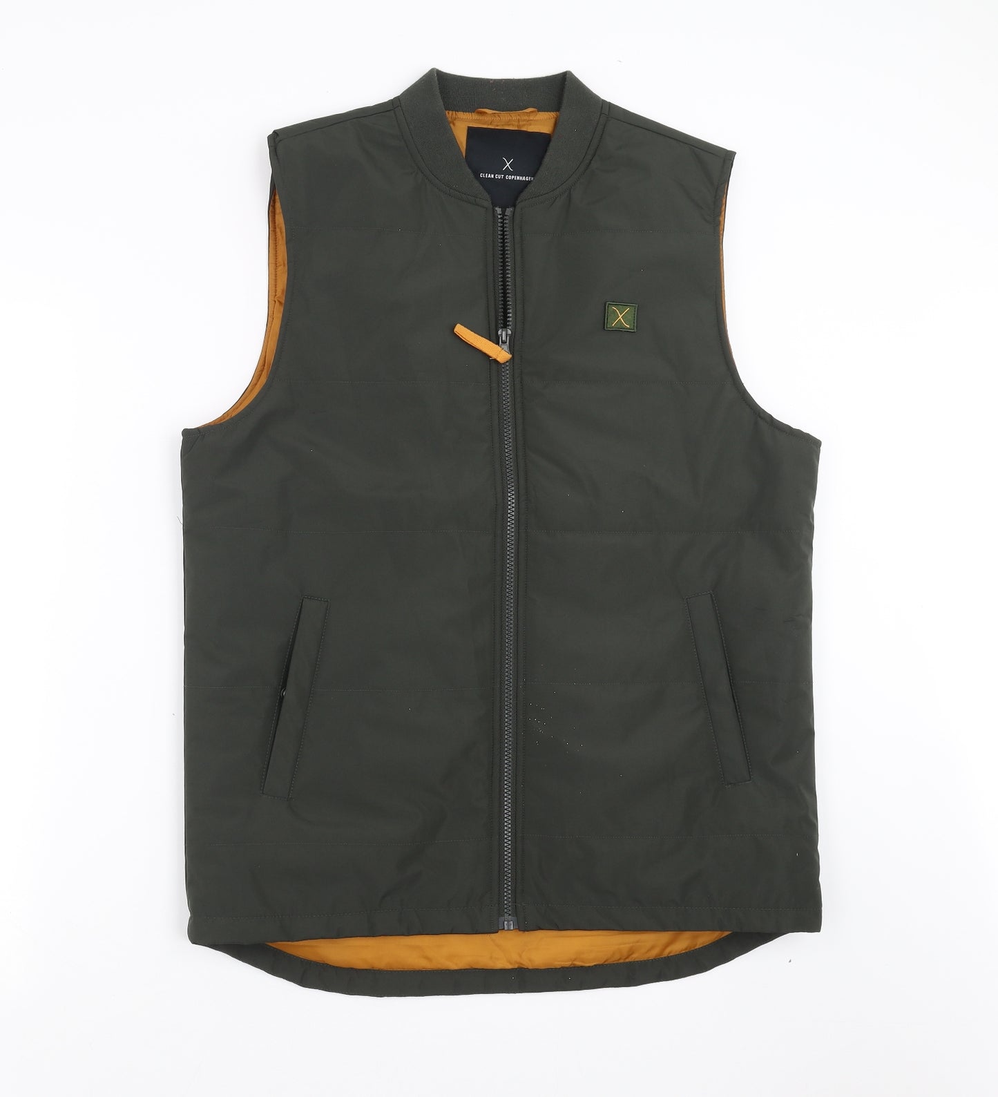 clean cut copenhagen Mens Green   Gilet Jacket Size M  - bodywarmer