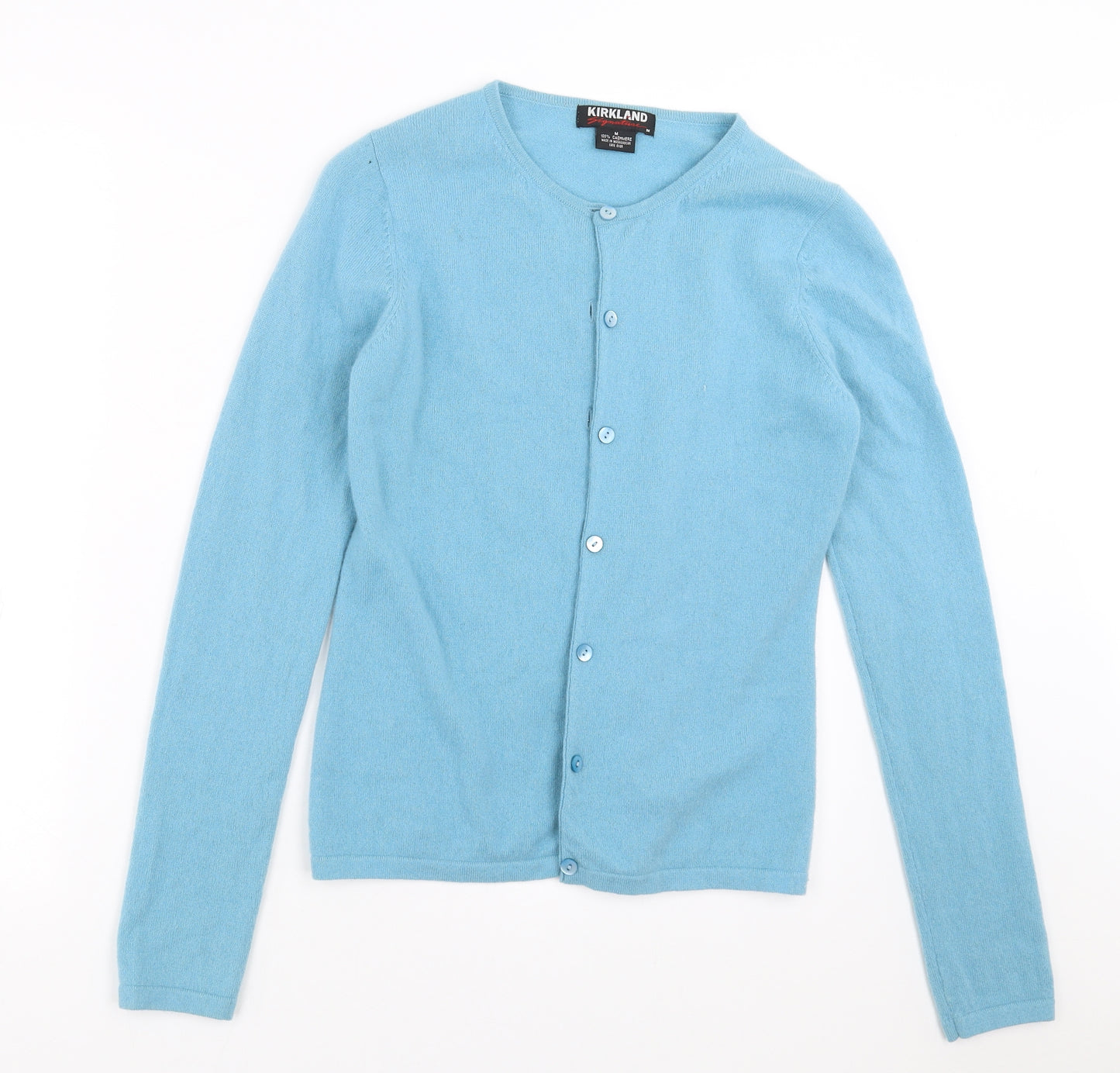Kirkland Womens Blue  Knit Cardigan Jumper Size M