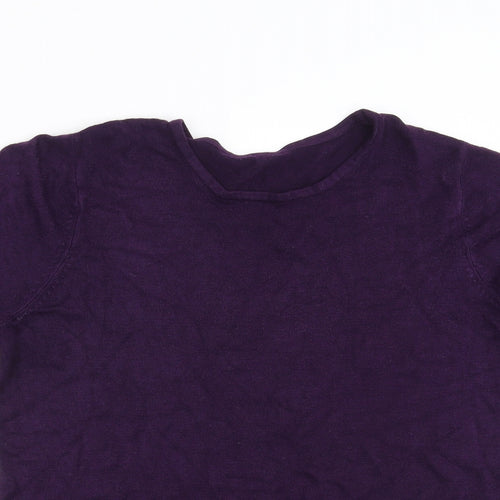 BHS Womens Purple  Knit Pullover Jumper Size 10