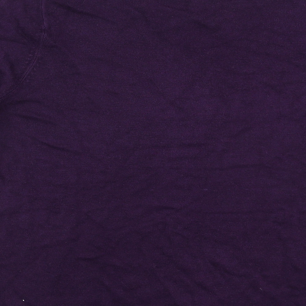 BHS Womens Purple  Knit Pullover Jumper Size 10