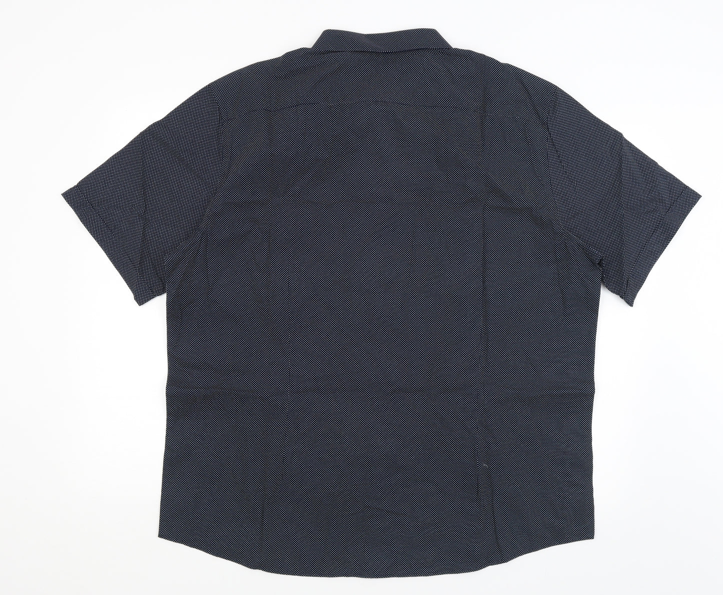 George Mens Blue    Button-Up Size 2XL